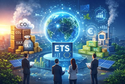 ETS, crédits carbone et taxes carbone
